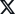 X